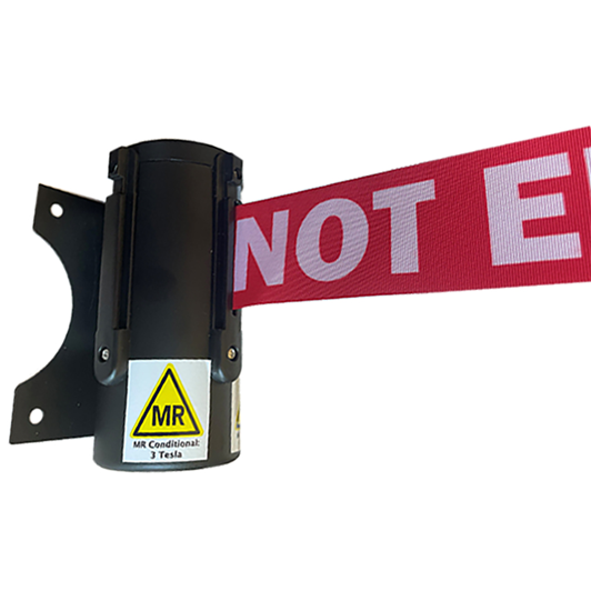 Retractable MRI Warning Belt