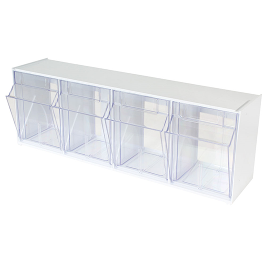 Four Compartment Medical Tilt Bin Medical Equipment