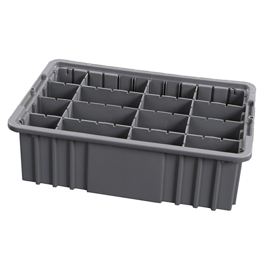 Drawer Exchange Tray with Adjustable Plastic Dividers, 6 Inch Drawers Medical Equipment