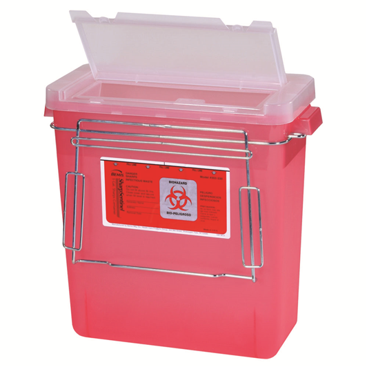 Three Gallon Sharps Container for M-Series Carts Medical Equipment