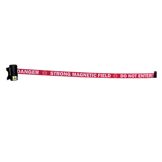 Retractable MRI Warning Belt