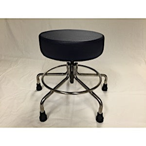 MR Adjustable Height Doctors Stool, 21-27" w/Rubber Tips
