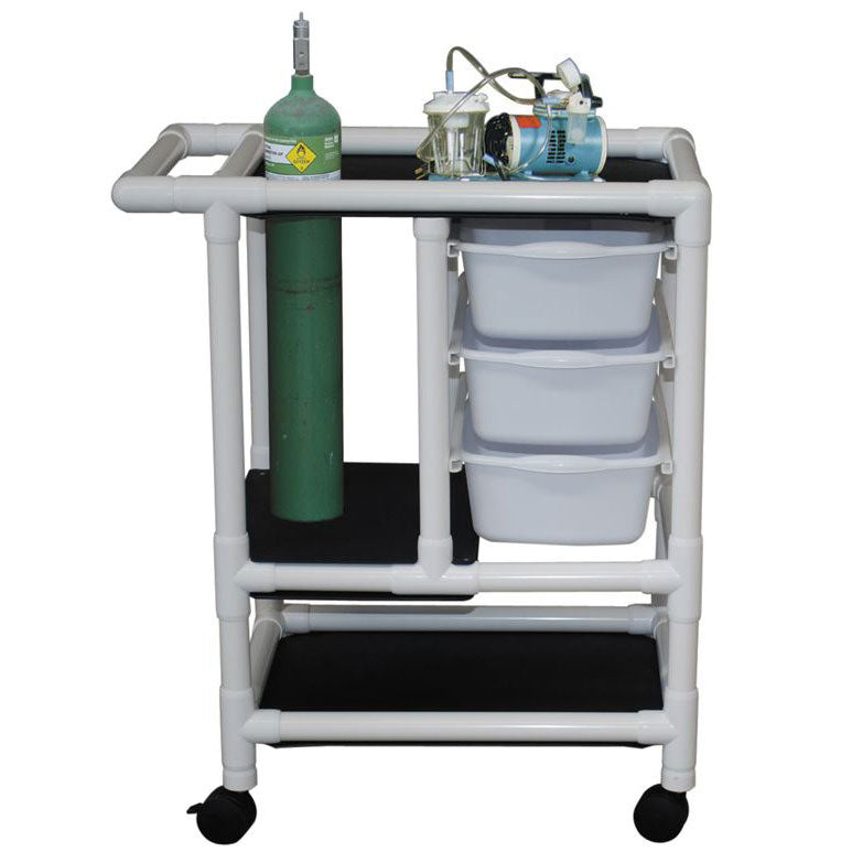 MRI PVC Crash Cart Medical Equipment