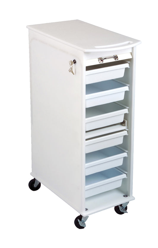 MRI Lockable Roll Top Cart Medical Equipment