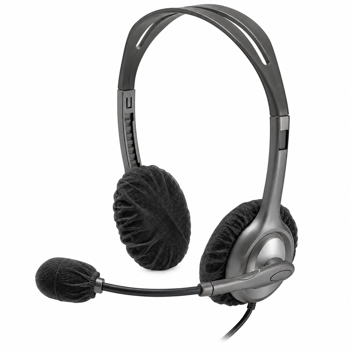 Small Black Sanitary Headphone Covers