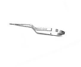 Titanium Malis Micro Scissors, straight, fine tip 220mm - 8 5/8"