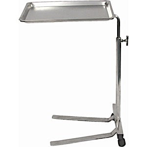 MRI Conditional Mayo Stand, 16" x 21" Tray Medical Equipment