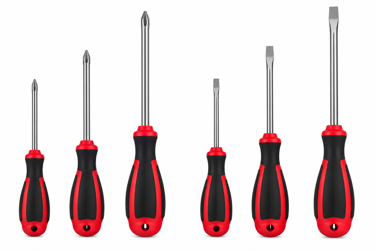 6 Piece Titanium Screwdriver Set