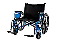 MR Conditional 26" Bariatric Wheelchair 850lb Cap Medical Equipment