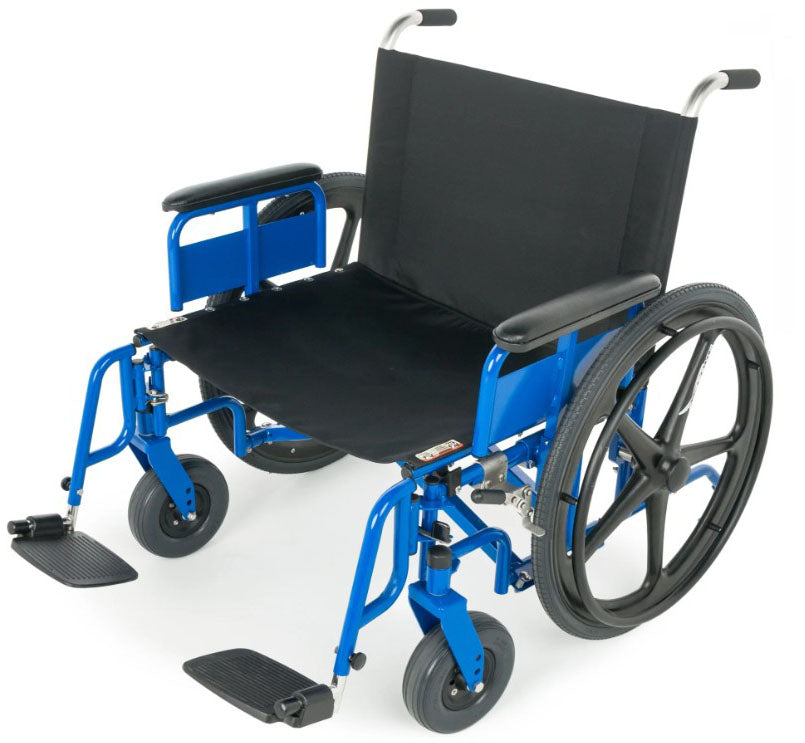MR Conditional 26" Bariatric Wheelchair 850lb Cap
