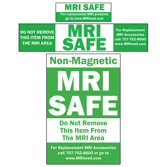Mrunsafe Label Comprehensive MRI Safety Labels - 25 Pack Green for Accurate Equipment ...