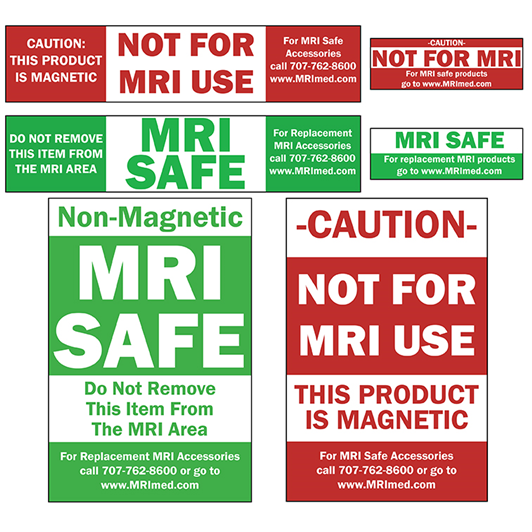 Comprehensive MRI Safety Labels: 24-Pack for Enhanced MRI Zone Safety ...