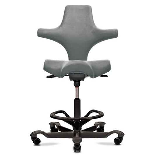 Sonographer Chair with Foot Ring Sonographer Chair with Foot Ring, Grey Medical Equipment