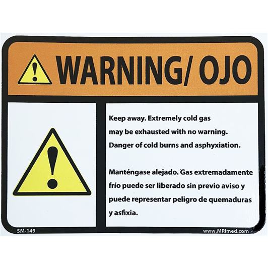 MRI Warning Sign Medical Equipment