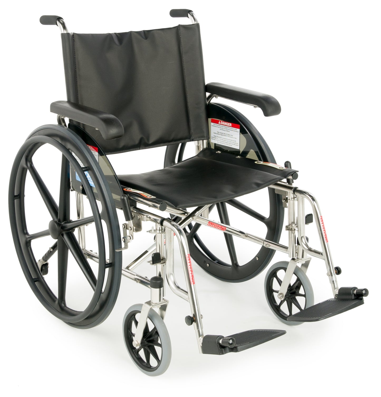 MRI Conditional Wheelchair, 20", 350 lb Capacity