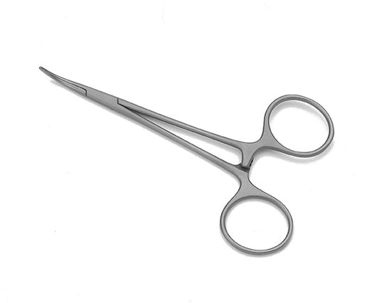 Titanium Halstead Haemostatic Forceps, curved 125mm - 5"
