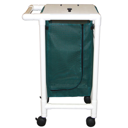 MRI PVC Single Linen Hamper w/casters Medical Equipment