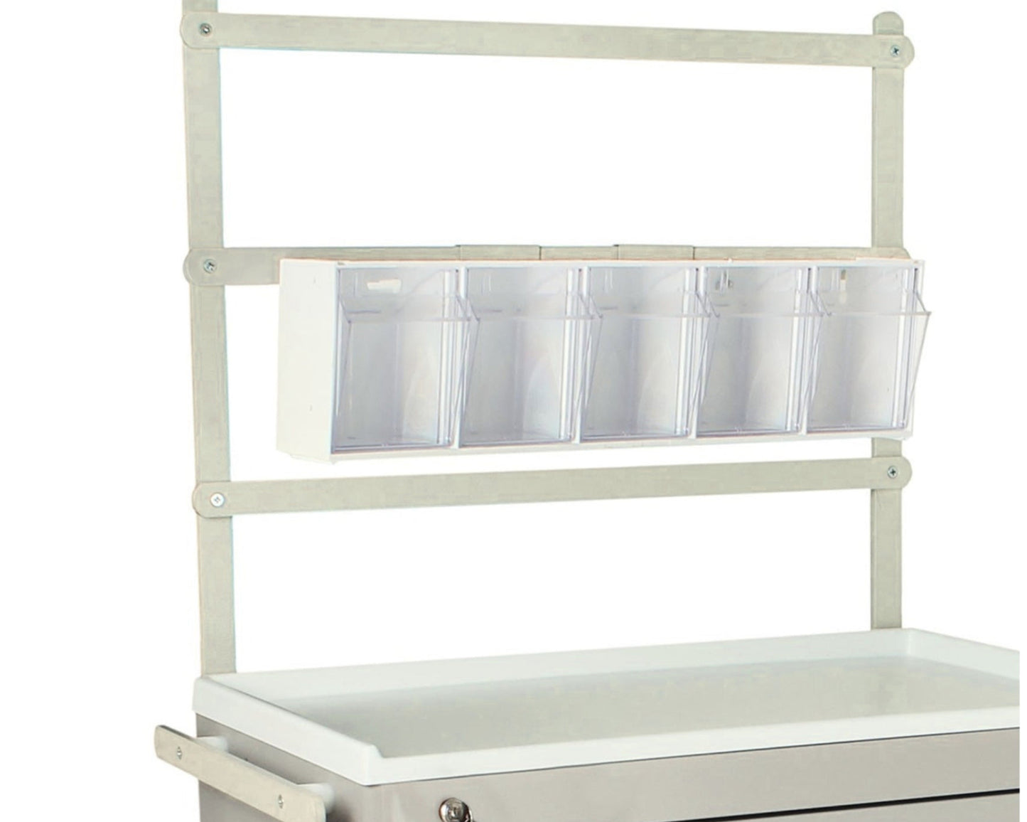 Five Compartment Medical Tilt Bin