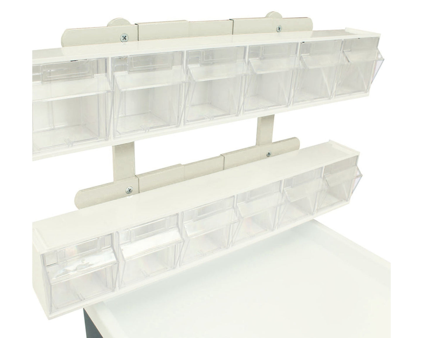 Six Compartment Medical Tilt Bin