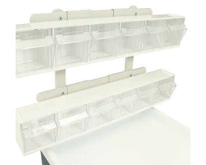 Six Compartment Medical Tilt Bin