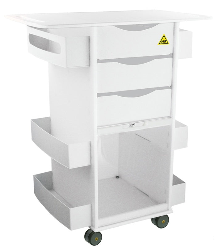 MRI Deluxe Lab Cart With Extended Top Medical Equipment