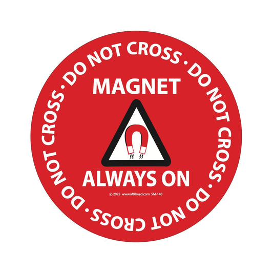 17" Diameter Danger Floor Sticker