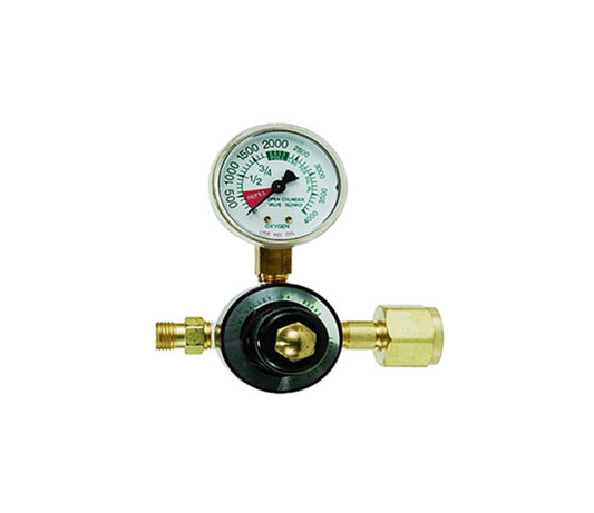 MRI Conditional Pre Set 50PSI Oxygen Regulator CGA 540