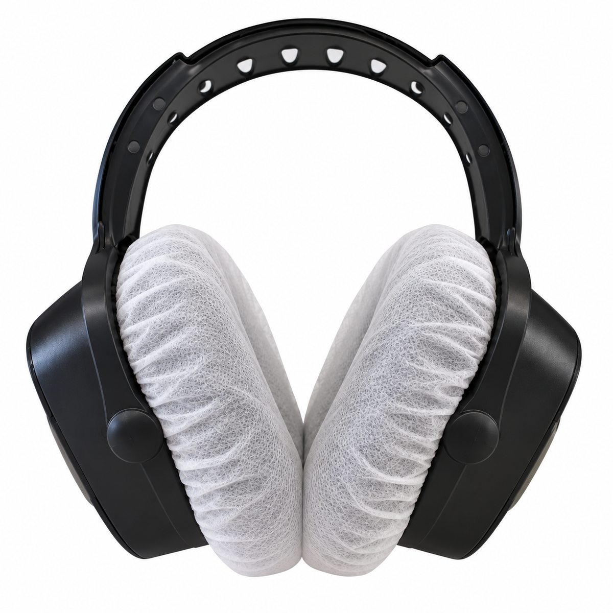 Large White Sanitary Headphone Covers