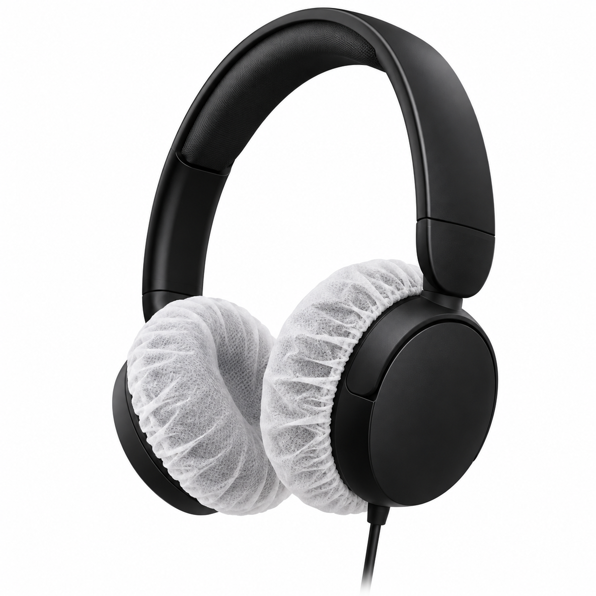 Medium White Sanitary Headphone Covers