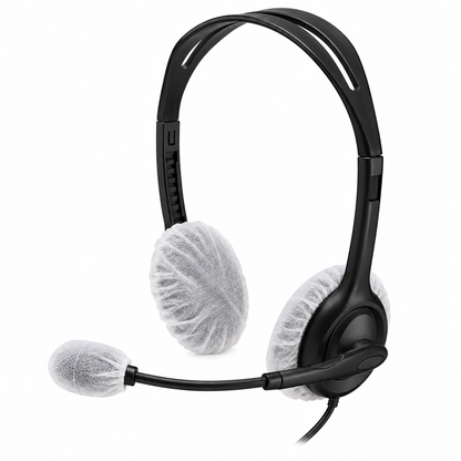 Small White Sanitary Headphone Covers