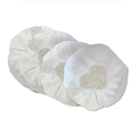Large White Sanitary Headphone Covers
