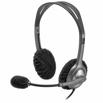 Small Black Sanitary Headphone Covers