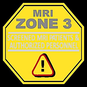 MRI Zone III Carpeted Floor Mat Medical Equipment