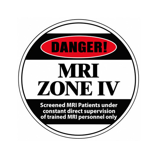 17" Diameter Zone IV Floor Sticker
