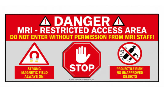 MRI Floor Danger Sign
