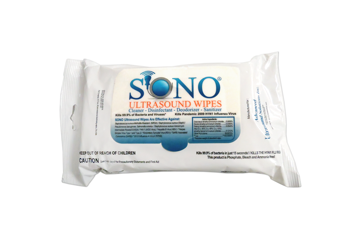 Sonowipes® Disinfectant Wipes