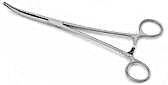 Titanium Craford Clamping Forceps, curved 240 - 9 1/2" Medical Equipment
