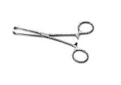 Titanium Grasping Allis Tissue Forceps, DeBakey jaws 160mm - 6 1/4"