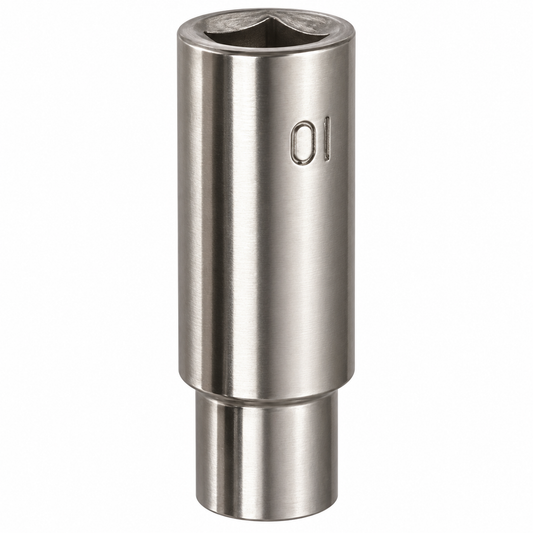 Titanium Socket, 3/8" Drive, 17mm, Deep Wall