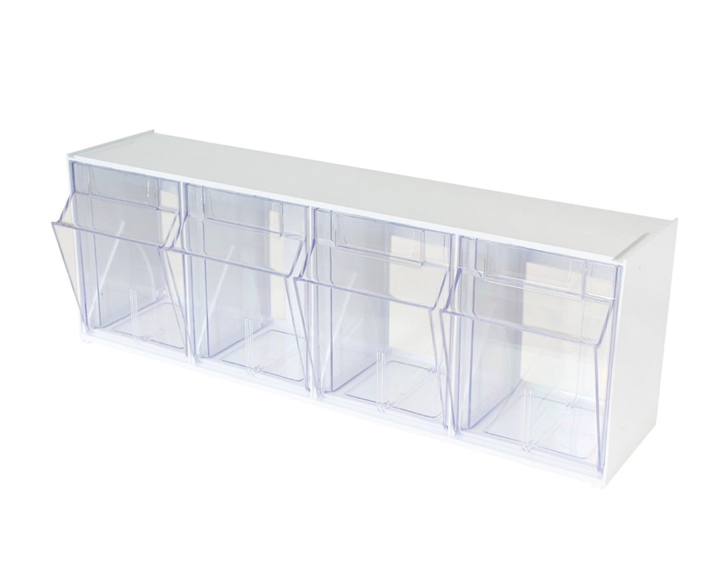 Four Compartment Medical Tilt Bin