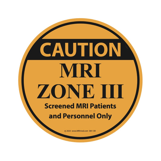 17" Diameter Zone III Floor Sticker