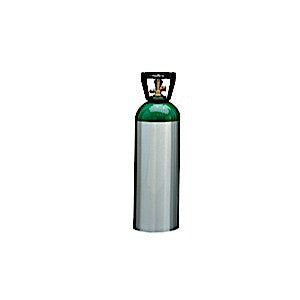 MRI Conditional Aluminum Cylinder with CGA 540 Valve